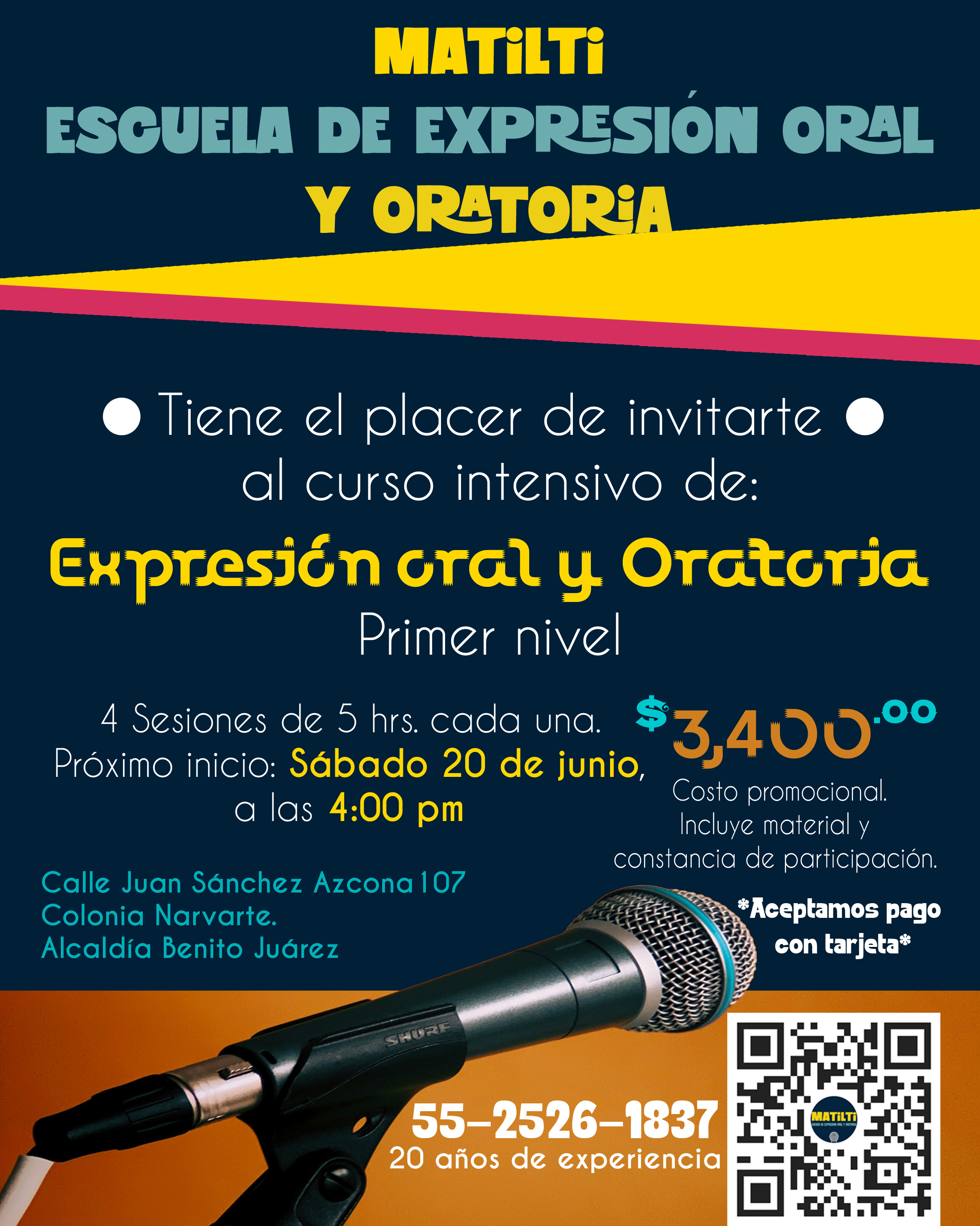 Curso Intensivo Expresión Oral y Oratoria MATiLTi